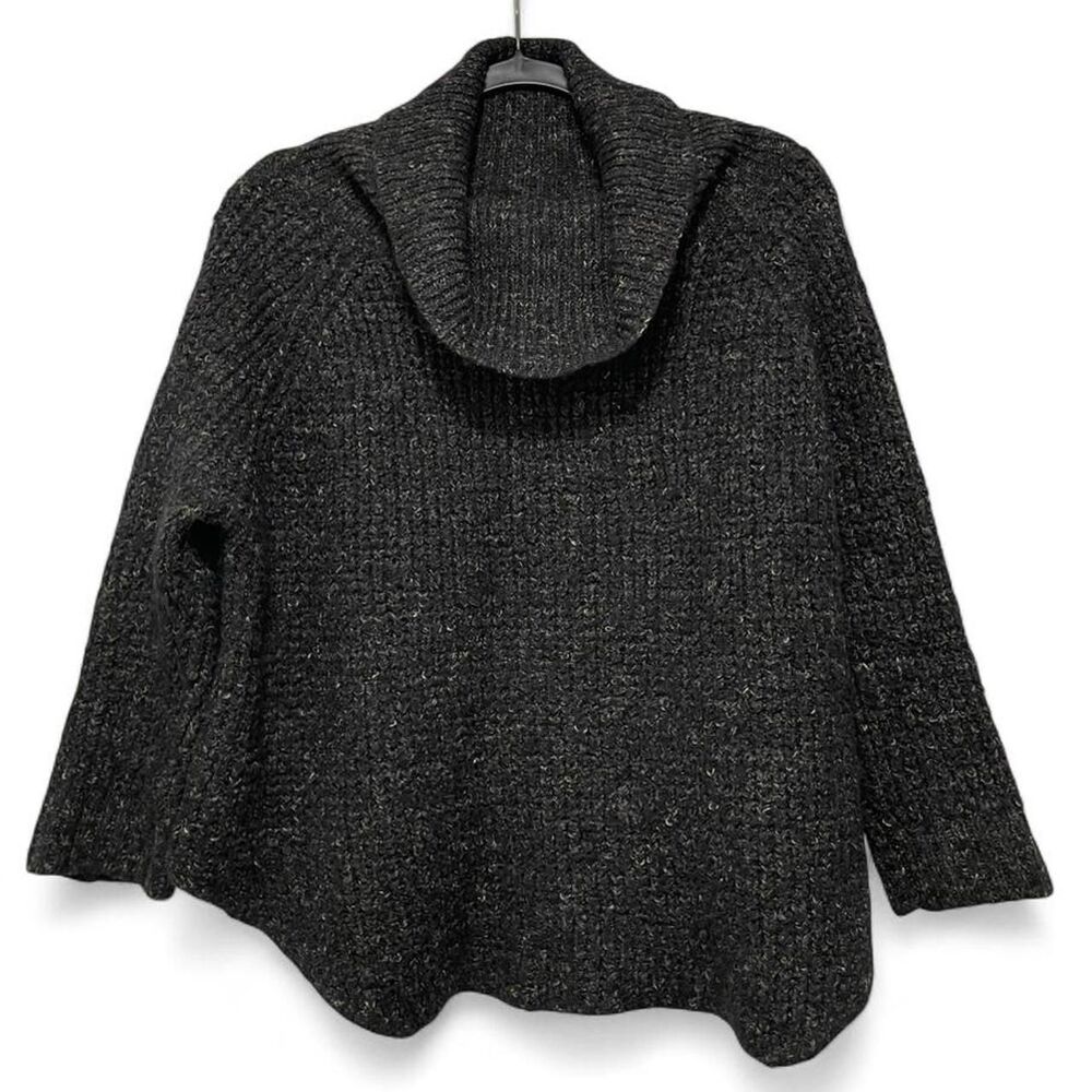 Free People BFF Cowl Neck Sweater Chunky Oversized Marled Knit Pullover (Size L)